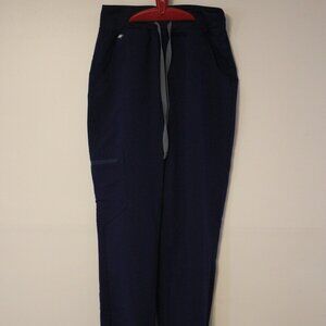 Figs Navy Blue Jogger Scrub Pants (petite)